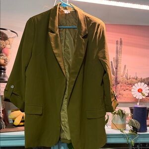 Entro Olive Green Blazer